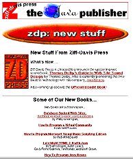 Ziff-Davis Press Web Screenshot